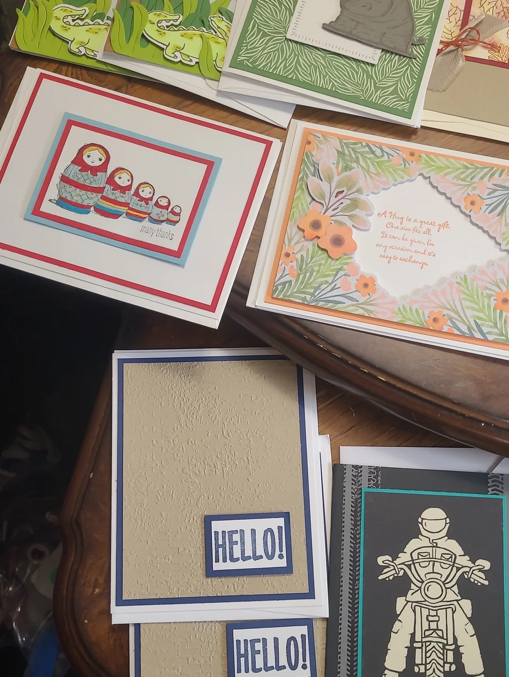 17 Handmade Assorted Mix of Greeting Cards